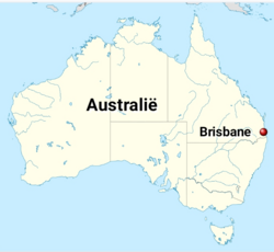 Ligging Brisbane in Australië.png