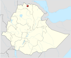 Ligging van Aksum in Ethiopië.png