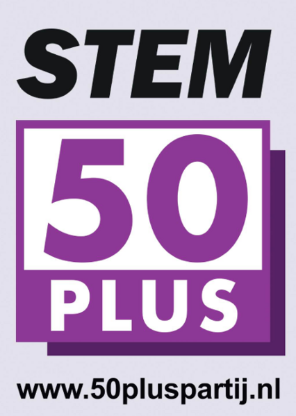 Bestand:Verkiezingsaffiche 50PLUS (2025).png