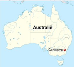 Ligging van Canberra in Australië.png
