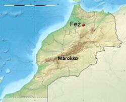 Ligging van Fez in Marokko.jpg