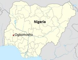 Ligging Ogbomosho in Nigeria.jpg
